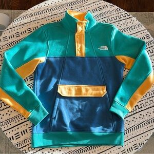 Men’s The North Face Teal and Blue sweatshirt Size small